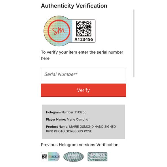 Marie Osmond Singer Autographed Framed Photo 14x17 COA Sports Memorabilia - Picture 9 of 9